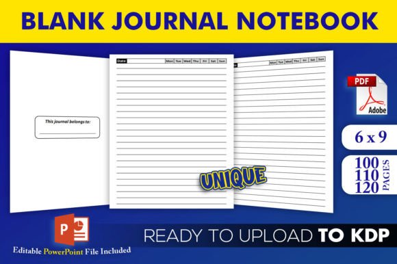 Blank Journal Notebook KDP Interior: Your Versatile Publishing Tool