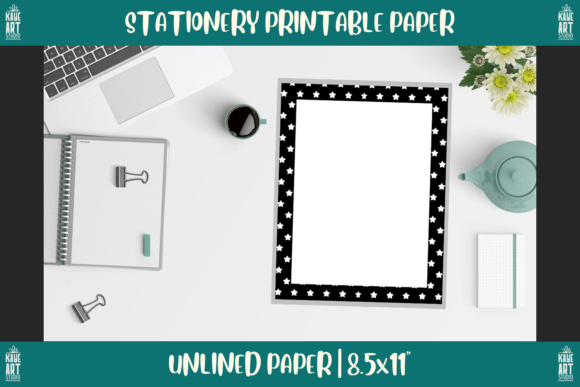 Bordered Stationery Printable Paper 122: A Strategic Resource for Thoughtful Work