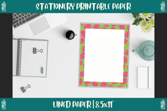 Bordered Stationery Printable Paper 215