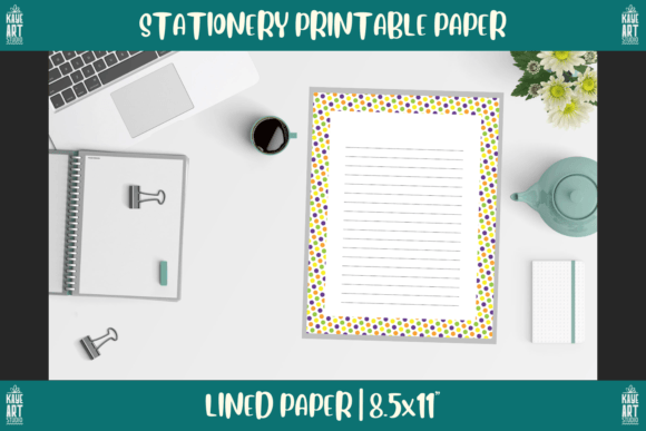 Bordered Stationery Printable Paper 217: A Versatile Tool for Planners, Creators, and Small Business Owners