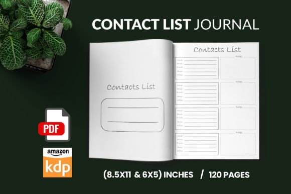 Contact List Log Book: The Endlessly Printable Address Solution