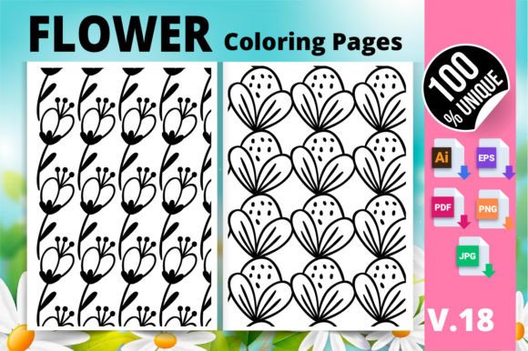 Create and Sell Beautiful Flower Coloring Books on Amazon KDP Using Interior V.18