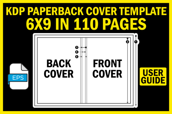 KDP Cover Template 6X9 in 110 Pages: A Practical Tool for Precise Paperback Cover Design