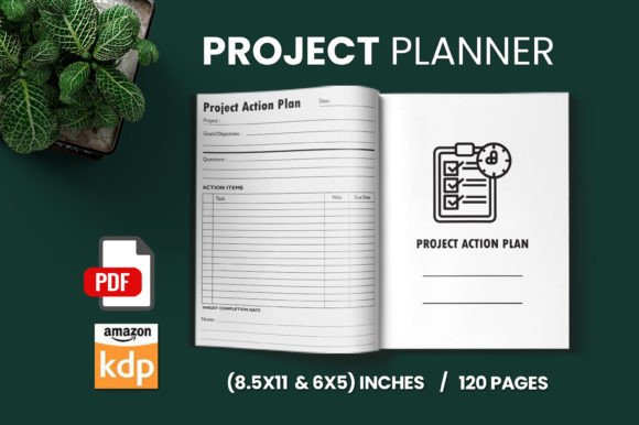 Project Planner Note Book: Stay Organized from Start to Finish